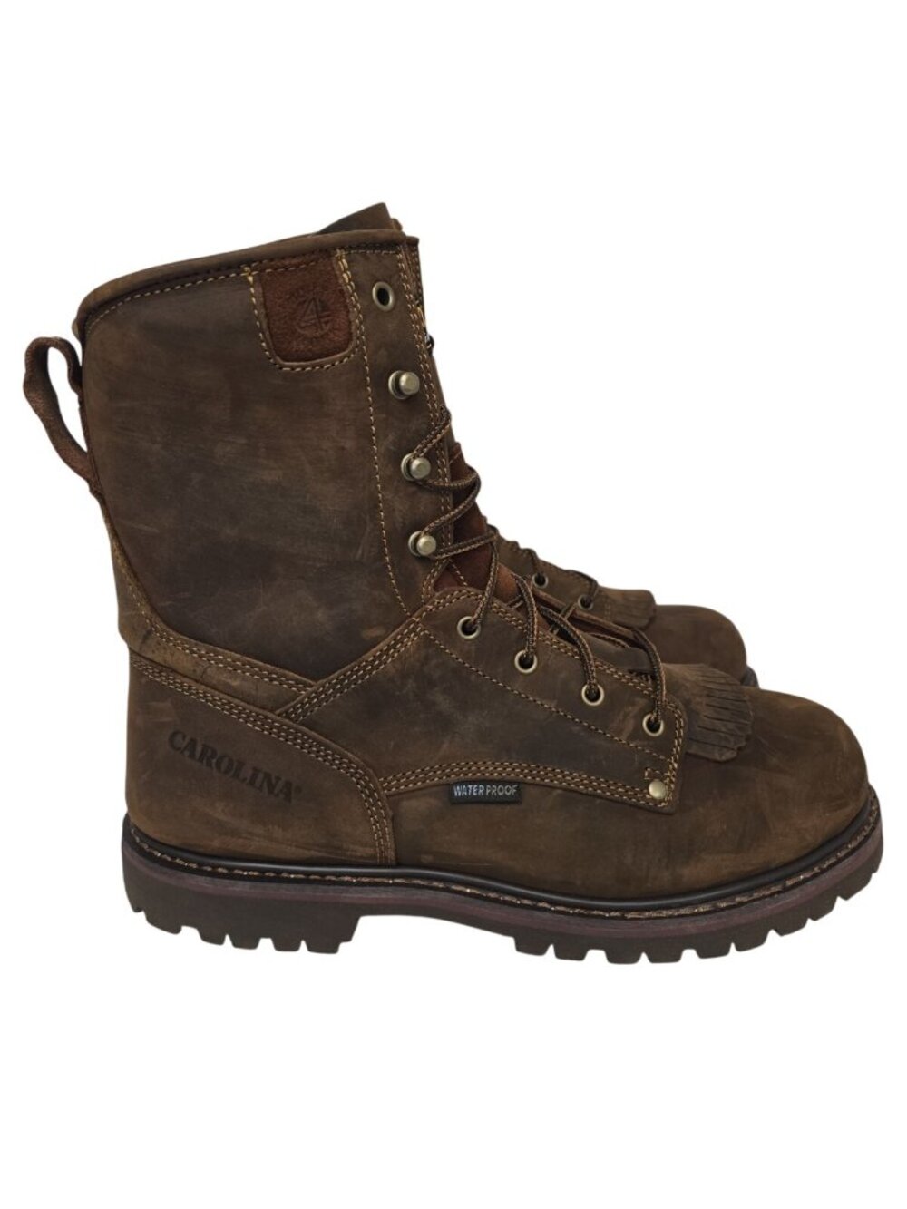 Carolina Men's CA8028 8" 28 Series Soft Toe Waterproof Work Boot Brown Size 13D - Picture 2 of 7